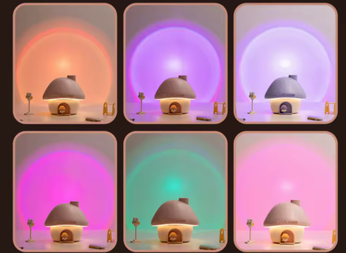 🏡 Difusor Humidificador LED LIFE™ Casa Setita 🍄