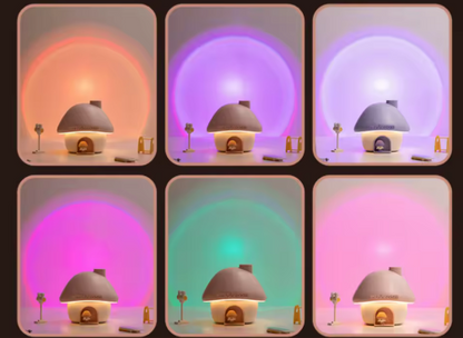 🏡 Difusor Humidificador LED LIFE™ Casa Setita 🍄